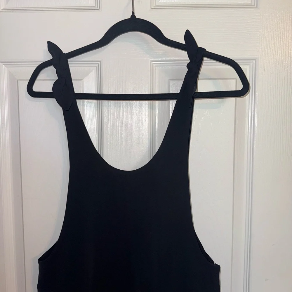 Express Black Scoop Neck Jump Suit